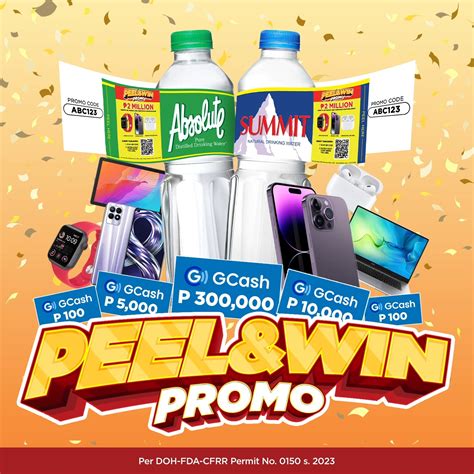 Absolute and Summit's Peel and Win Promo .